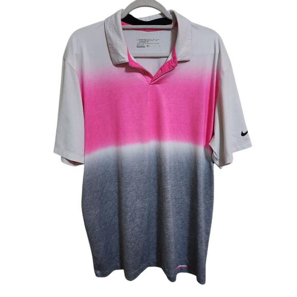 Men's Nike Golf Dri-Fit Mobility Gradient Polo Size Large - Picture 1 of 4
